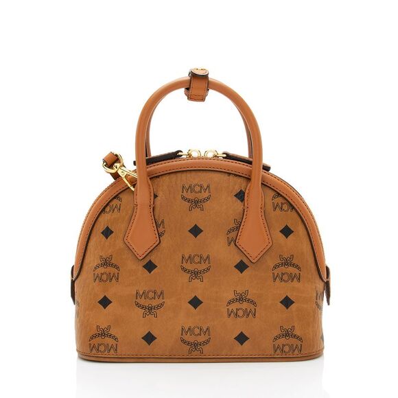 MCM Visetos Tracy Small Tote - Picture 3 of 9